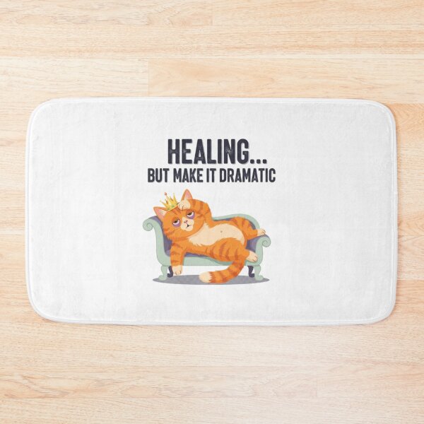 Item preview, Healing But Make It Dramatic | Funny Sassy Relatable Quote Sticker designed and sold by ZekoStick.
