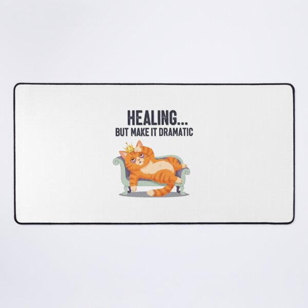 Item preview, Healing But Make It Dramatic | Funny Sassy Relatable Quote Sticker designed and sold by ZekoStick.