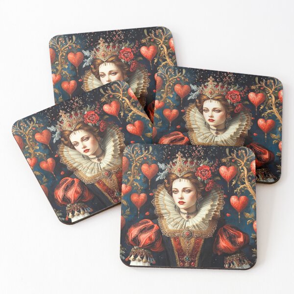 Item preview, Sovereign of Scarlet Hearts designed and sold by Edenglow Prints & Peculiars.