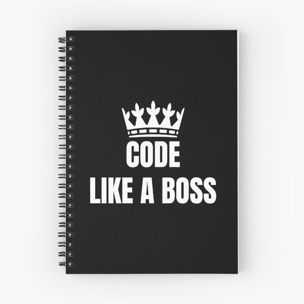 Item preview, Code Like A Boss Programmer Humor Gift Design designed and sold by Dantin.