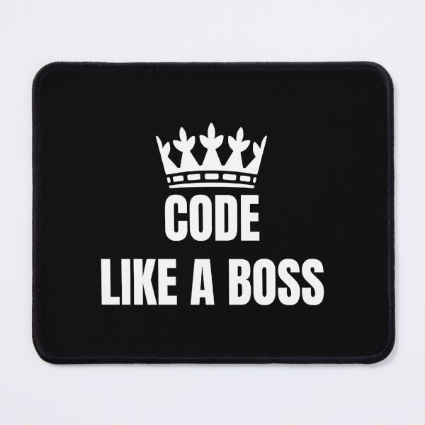 Item preview, Code Like A Boss Programmer Humor Gift Design designed and sold by Dantin.
