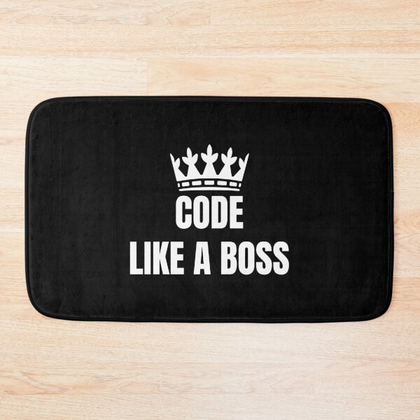 Item preview, Code Like A Boss Programmer Humor Gift Design designed and sold by Dantin.