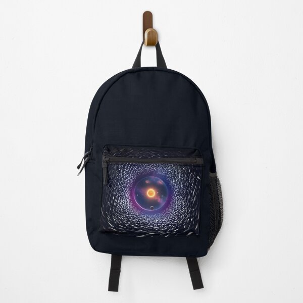 Item preview, Solar System Vortex Tunnel – Futuristic Cosmic Space Portal Art designed and sold by Uglyandcute.