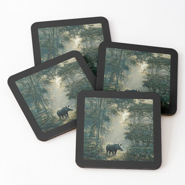Item preview, Surreal Tapir in Vibrant Rain Forest Bulk #13 designed and sold by Helios Be. Lavsh.