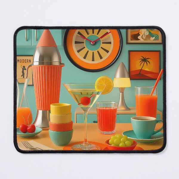 Item preview, Retro Futuristic Martini Breakfast Bar designed and sold by Lee Hiller Designs.