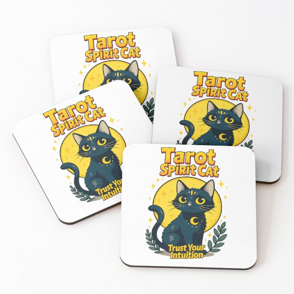 Item preview, Mystical Cat with Moon and Stars designed and sold by Black Cat Merch Company.