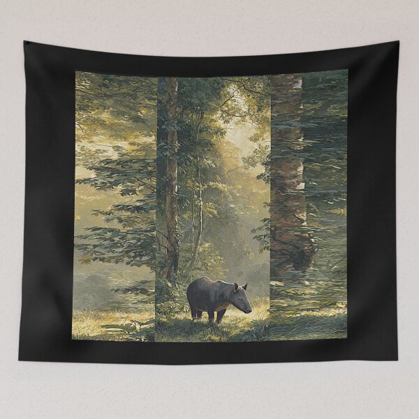 Item preview, Surreal Tapir in Vibrant Rain Forest Bulk #14 designed and sold by Helios Be. Lavsh.