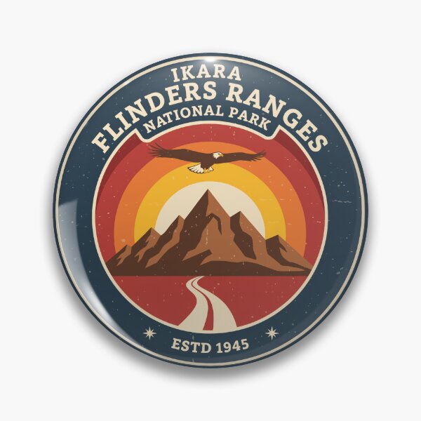 Item preview, Ikara Flinders Ranges Vintage Badge designed and sold by Digital Art Works  Hub.