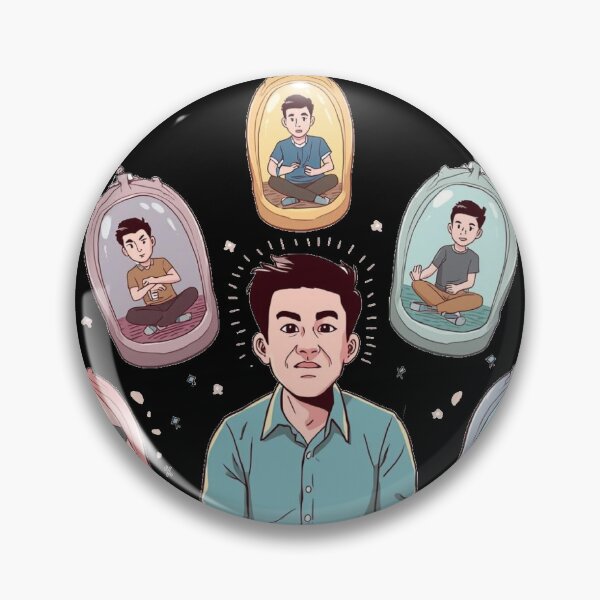 Item preview, Me In Every Timeline Funny Multiverse Meme Illustration  Relatable Existential Humor Design designed and sold by ConfuseLab Alt.