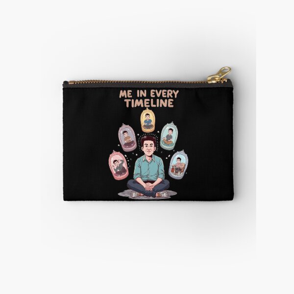 Item preview, Me In Every Timeline Funny Multiverse Meme Illustration  Relatable Existential Humor Design designed and sold by ConfuseLab Alt.