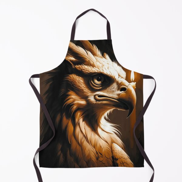Item preview, Candlelit Griffin Portrait – Sepia Renaissance Fantasy designed and sold by semenol.