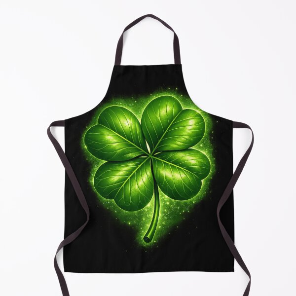 Item preview, “Officially Too Lucky to Handle” – Radiant Four-Leaf Clover Glow Design designed and sold by RolMerch.