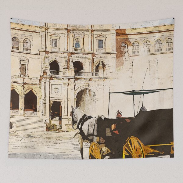 Item preview, Plaza de Espana, Seville  designed and sold by AM FineArtPrints.