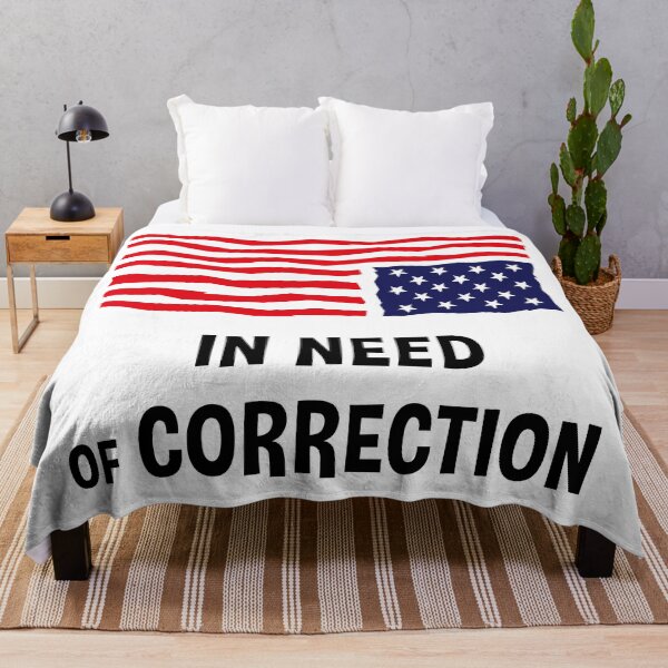 Item preview, In Need Of Correction (US Flag Upside Down) designed and sold by MrFaulbaum.