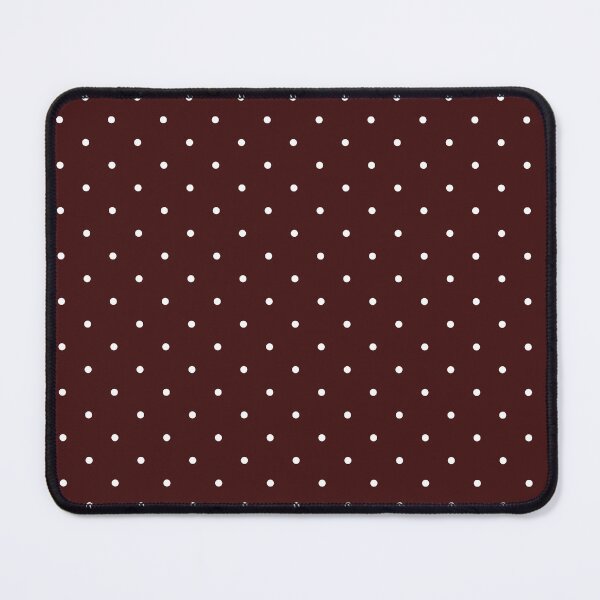 Item preview, Dark burgundy and white Polka dot pattern designed and sold by RishabhArts1.