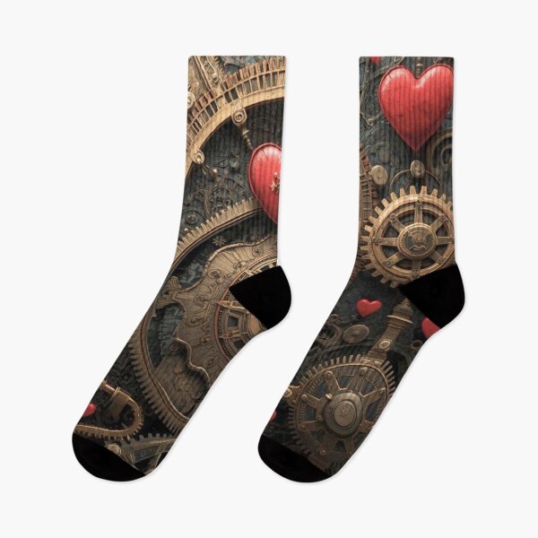 Item preview, Clockwork Hearts designed and sold by Edenglow Prints & Peculiars.