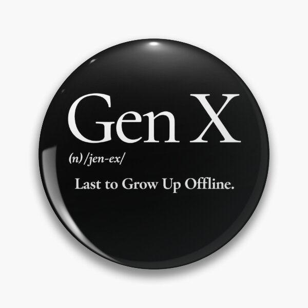 Artikelvorschau, Generation X, die als Letzte offline aufgewachsen ist – Retro-Nostalgie der 80er/90er – Humor aus der analogen Kindheit entworfen und verkauft von TKOprintdesigns.