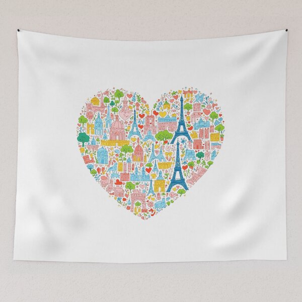 Item preview, Paris Travel City Heart designed and sold by Digiheart.