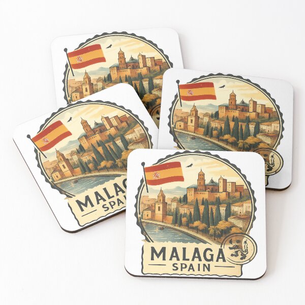 Item preview, Malaga Spain - Travel Art designed and sold by vectcd.