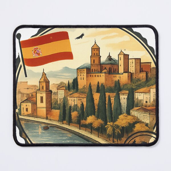 Item preview, Malaga Spain - Travel Art designed and sold by vectcd.