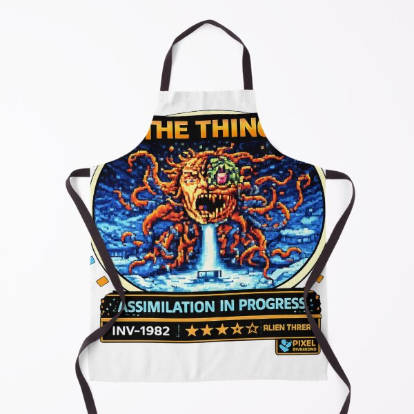 Item preview, The Thing - Pixel Invasion Badge designed and sold by Xeiboo.