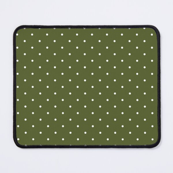Item preview, Olive green and white Polka dot pattern designed and sold by RishabhArts1.