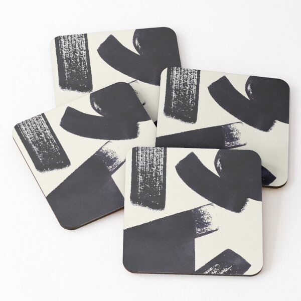 Item preview, Abstract Paint Composition 1 - Black and White designed and sold by moonlightprint.