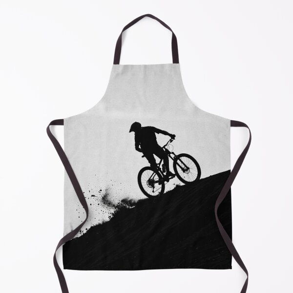 Item preview, Downhill Momentum — Mountain Biker Silhouette in Motion designed and sold by thebigleebowski.