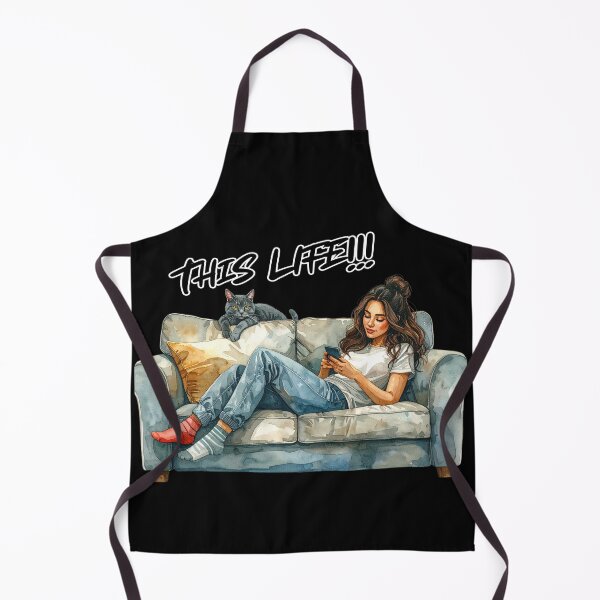 Item preview, This life, single with a grey cat designed and sold by LiskoDesign.