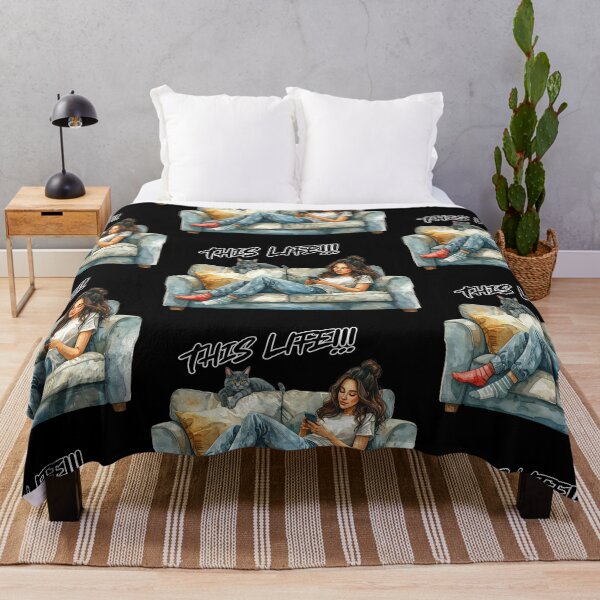 Item preview, This life, single with a grey cat designed and sold by LiskoDesign.