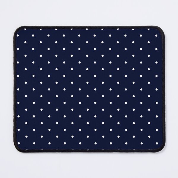 Item preview, Navy blue and white Polka dot pattern designed and sold by RishabhArts1.