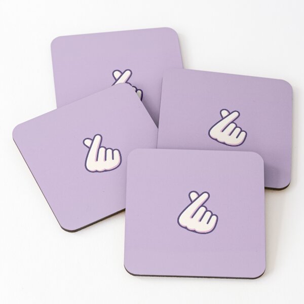 Item preview, AESTHETIC MINIMALIST KPOP FINGER HEART designed and sold by CreativeIAV.