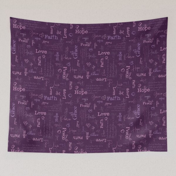 Item preview, Faith - Dark Purple designed and sold by lisanganart.