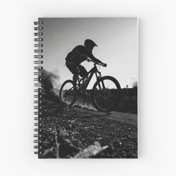 Item preview, Trail Charge — Mountain Biker Powering Through Dust designed and sold by thebigleebowski.