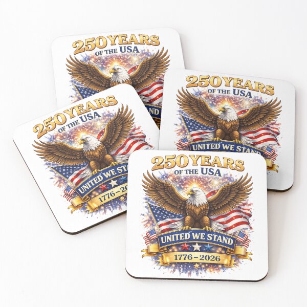Item preview, 250 Years of the USA 1776–2026 – United We Stand Patriotic Eagle American Anniversary Design designed and sold by Polarisofficial.
