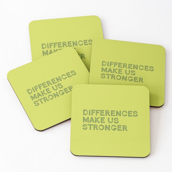 Item preview, Difference Make Us Stronger - deep green designed and sold by Design Sparkes.