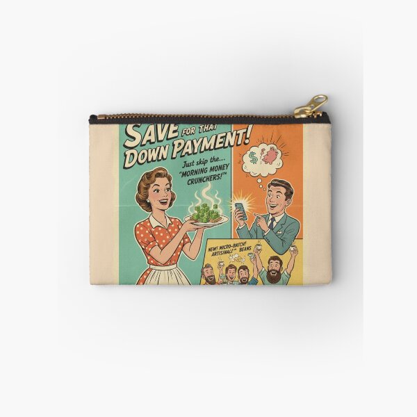Item preview, Vintage Retro Down Payment Savings Financial Parody Advertisement Poster designed and sold by freackly.