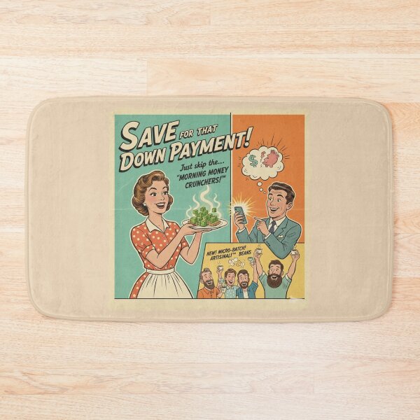 Item preview, Vintage Retro Down Payment Savings Financial Parody Advertisement Poster designed and sold by freackly.