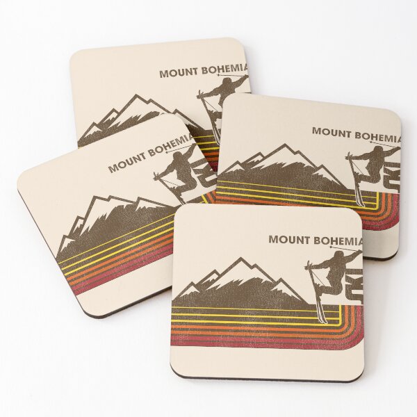 Item preview, Ski Mount Bohemia 70s 80s Skiing Style Stripe designed and sold by ourkid.