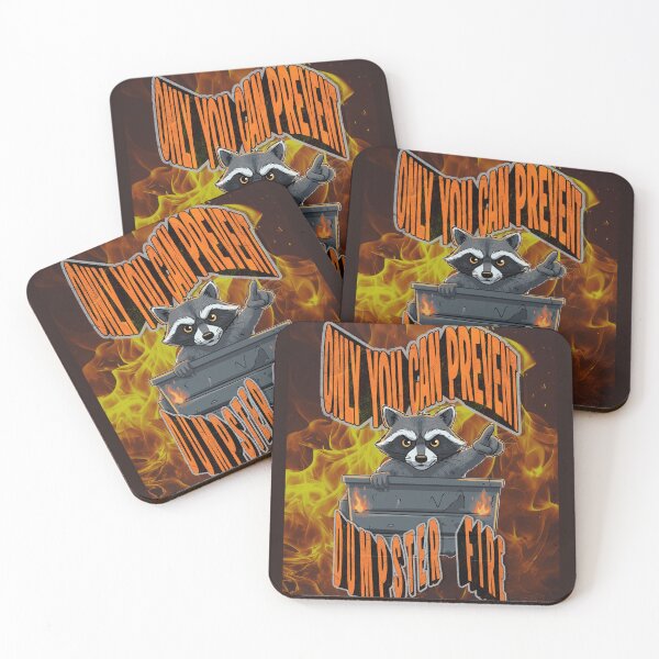 Item preview, Only You Can Prevent Dumpster Fires - Trash Raccoon Parody designed and sold by MikesLab.