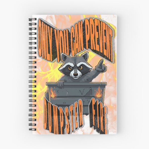 Item preview, Only You Can Prevent Dumpster Fires - Trash Raccoon Parody designed and sold by MikesLab.