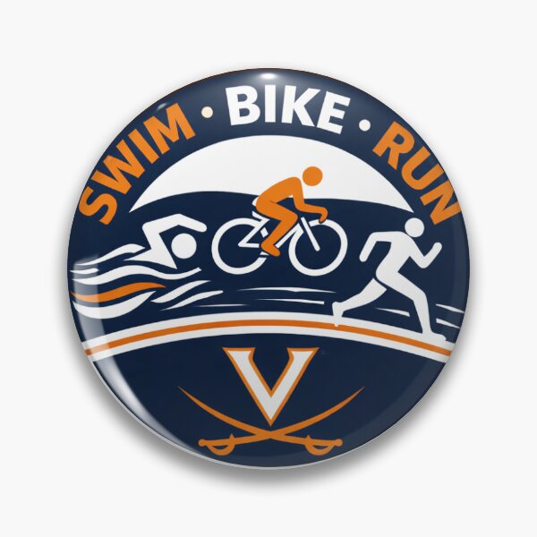 Item preview, swim bike run uva sticker designed and sold by sophkcurtis.