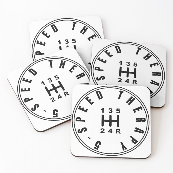 Item preview, 5-Speed Therapy Sticker – Manual Transmission Car Decal designed and sold by gwandi.