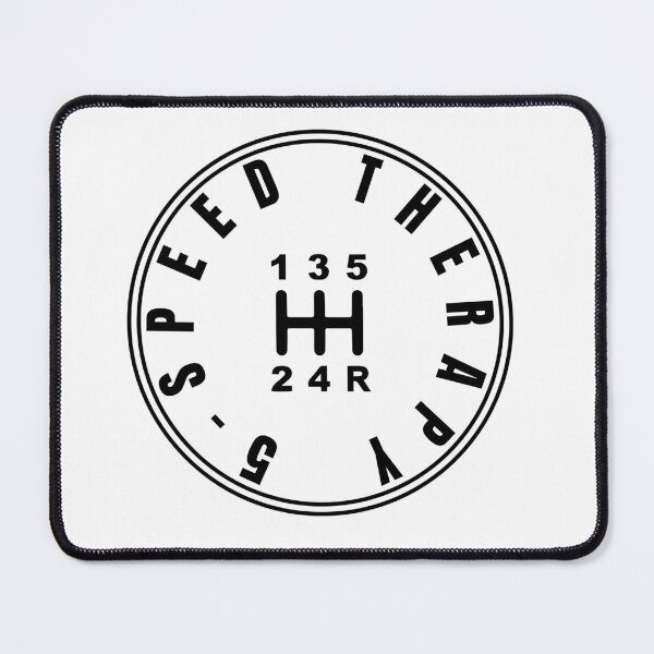 Item preview, 5-Speed Therapy Sticker – Manual Transmission Car Decal designed and sold by gwandi.