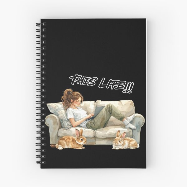 Item preview, This life, single with fluffy bunnies designed and sold by LiskoDesign.