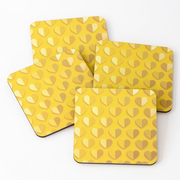 Item preview, Minimalist Golden Heart Geometric Seamless Pattern designed and sold by DGtaLrtcom.