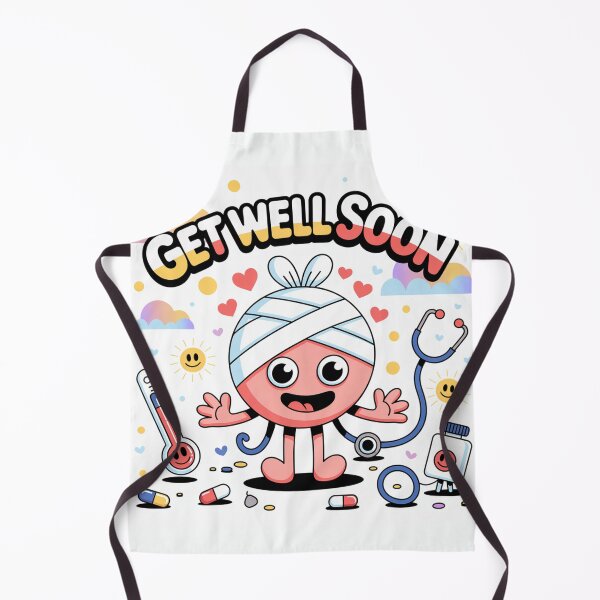 Item preview, Get Well Soon Bandaged Buddy - Cheerful Cartoon Recovery Friends designed and sold by Midnight Veil Designs.