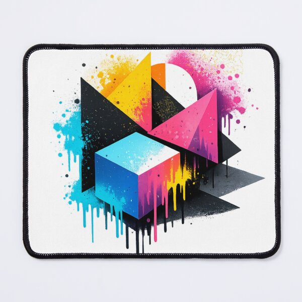 Item preview, Vibrant Geometric Drip designed and sold by HubiUrbanStudio.
