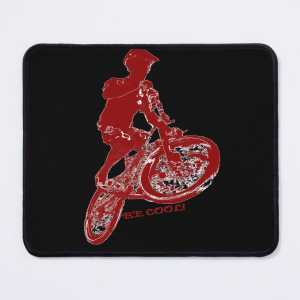 Item preview, Cyclist jumping on a downhill bike designed and sold by pixperienz4u.