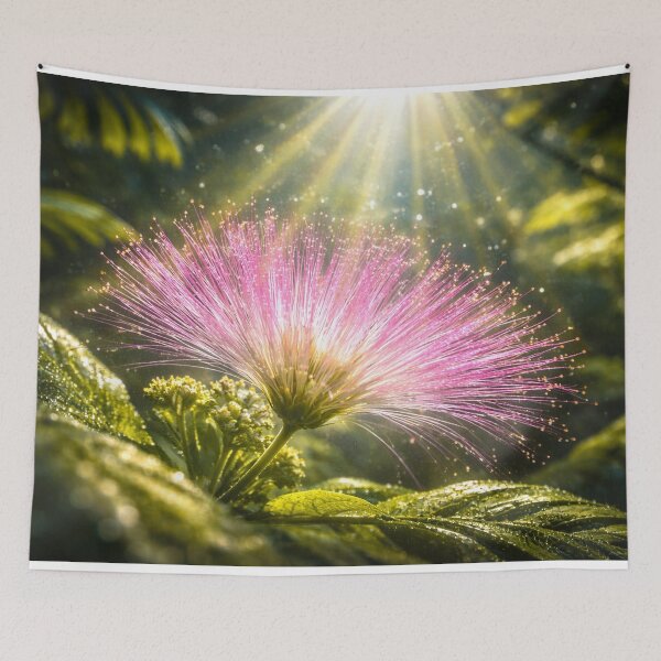 Item preview, Sunlit Silk Tree Bloom designed and sold by SpicyWind.